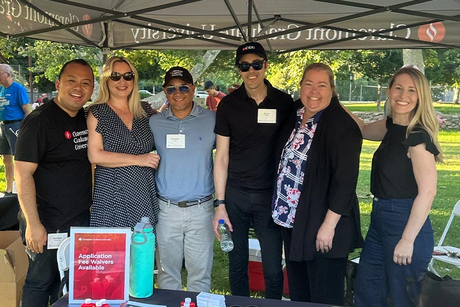 CGU Faculty and Staff at Movies in the Park 2023